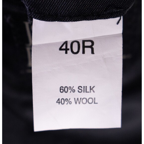 Jos A Bank Blazer Sz 40R/S Houndstooth Sports Coat Suit Jacket Wool/Silk 2Button - Picture 11 of 13